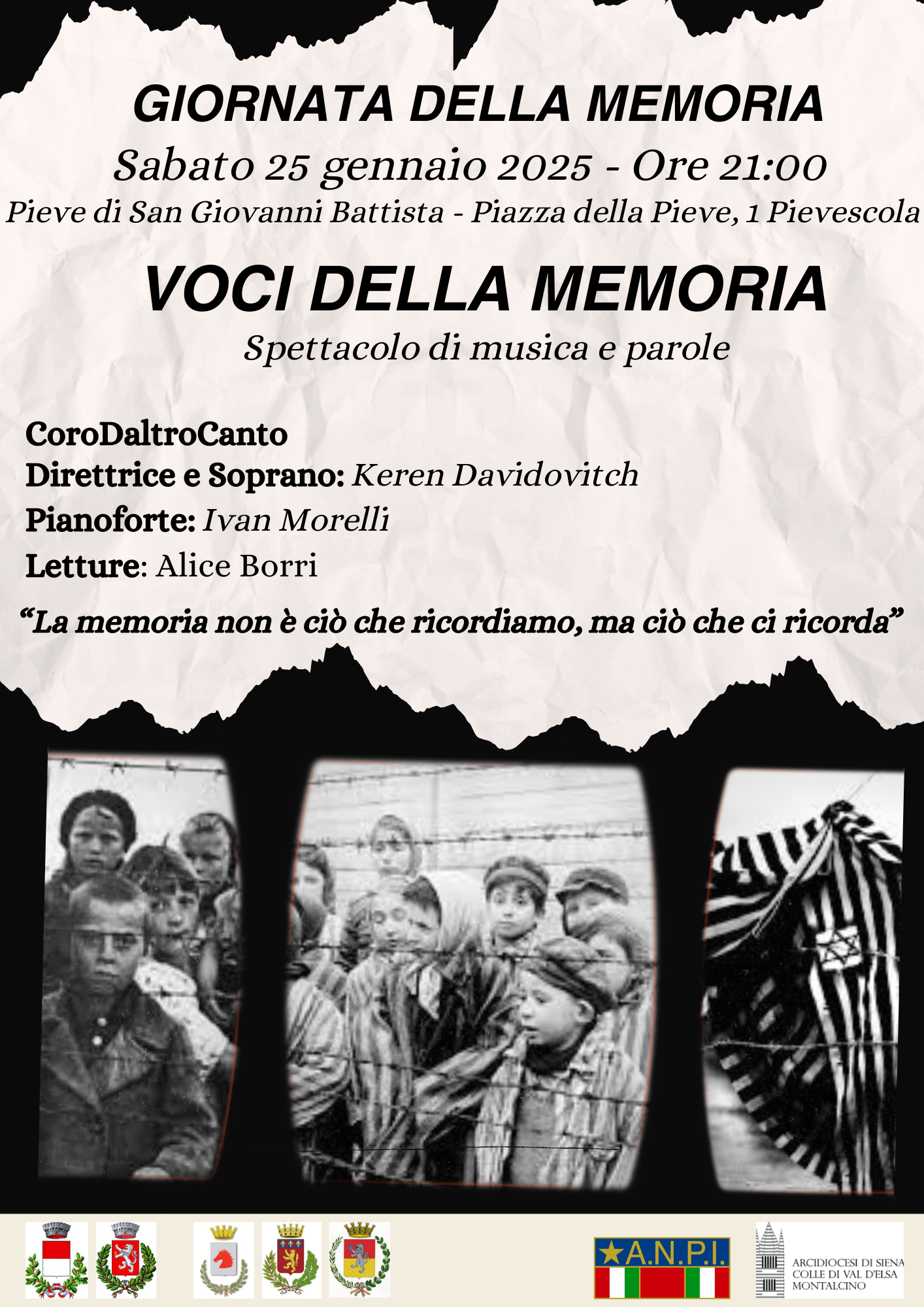 Giornata della memoria - "Voci della memoria"