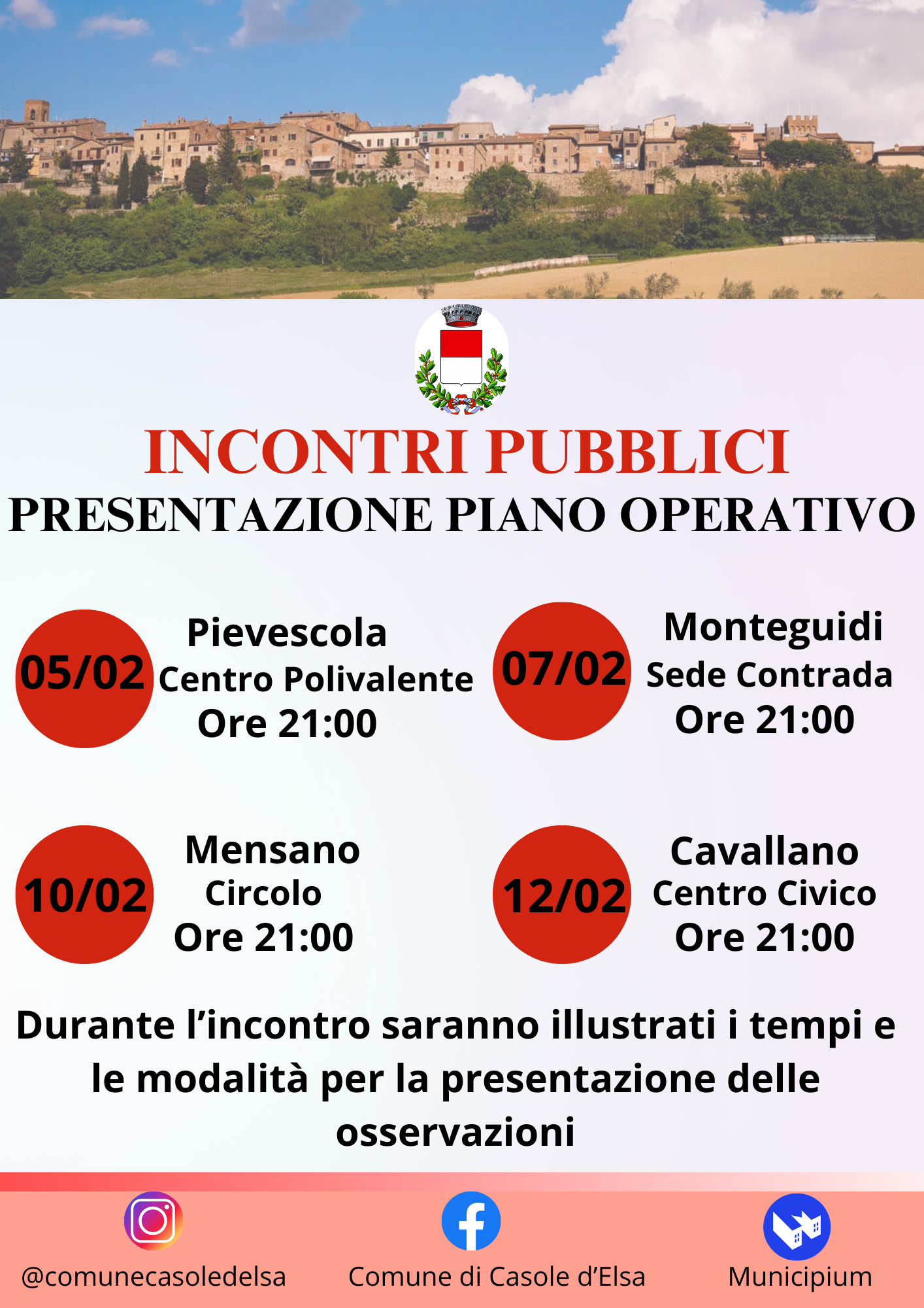 Incontri Piano Operativo 