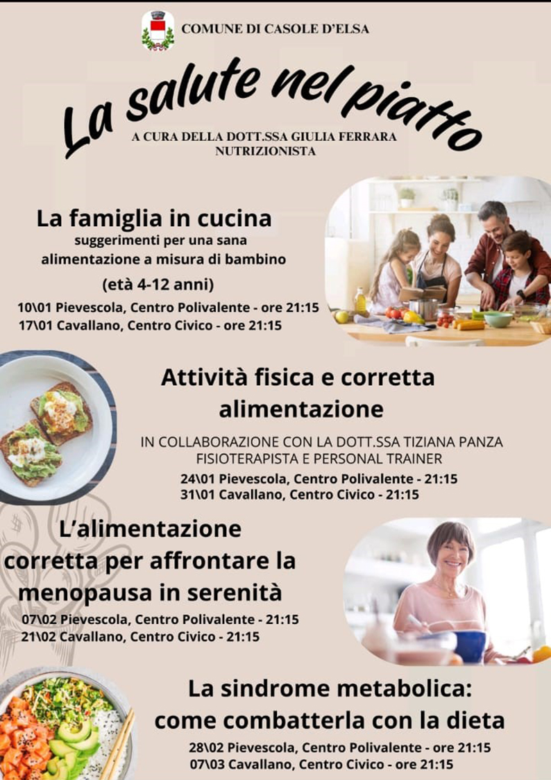 L'alimentazione per affrontare la menopausa in serenità - Cavallano