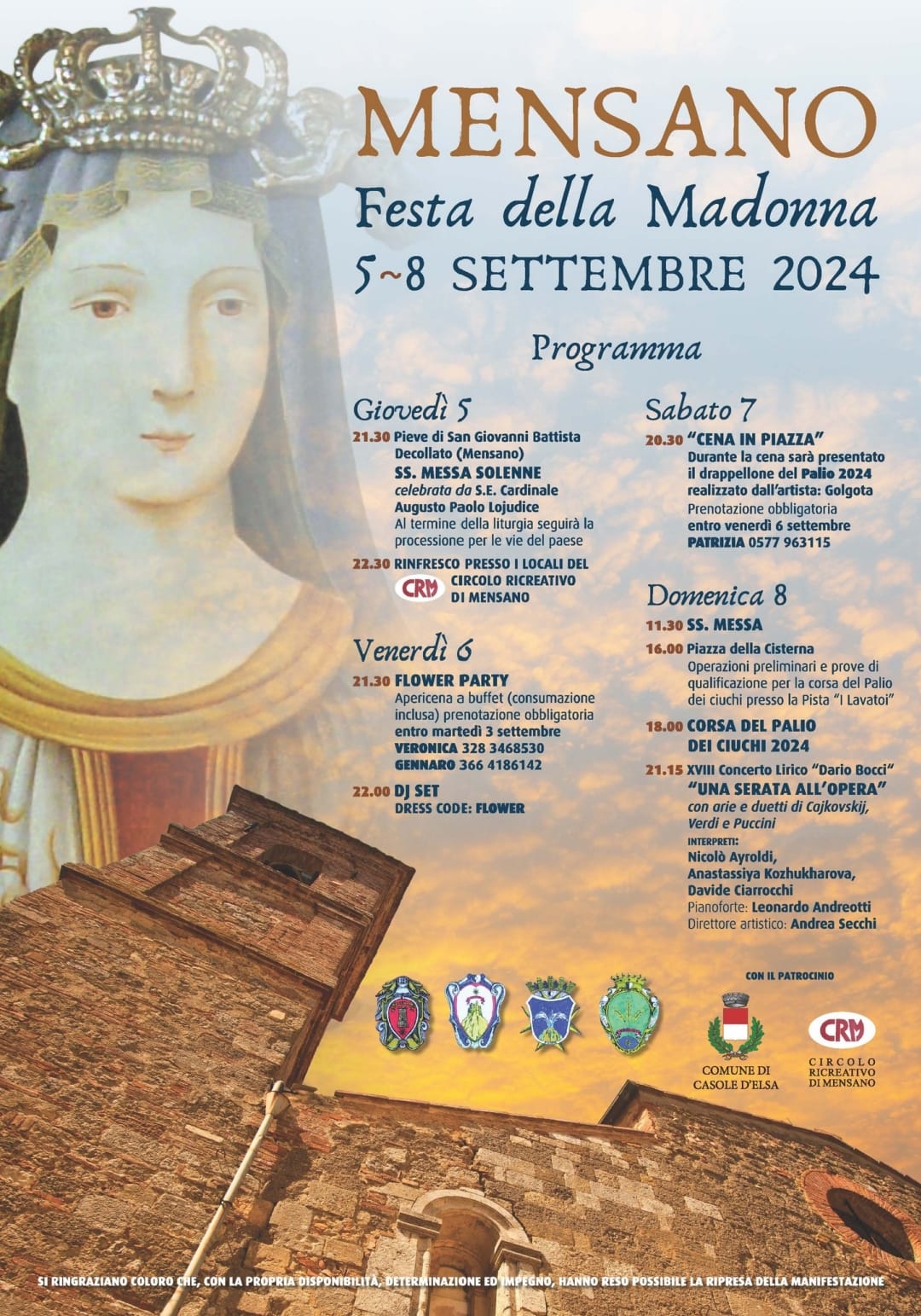 Festa della Madonna di Mensano 2024