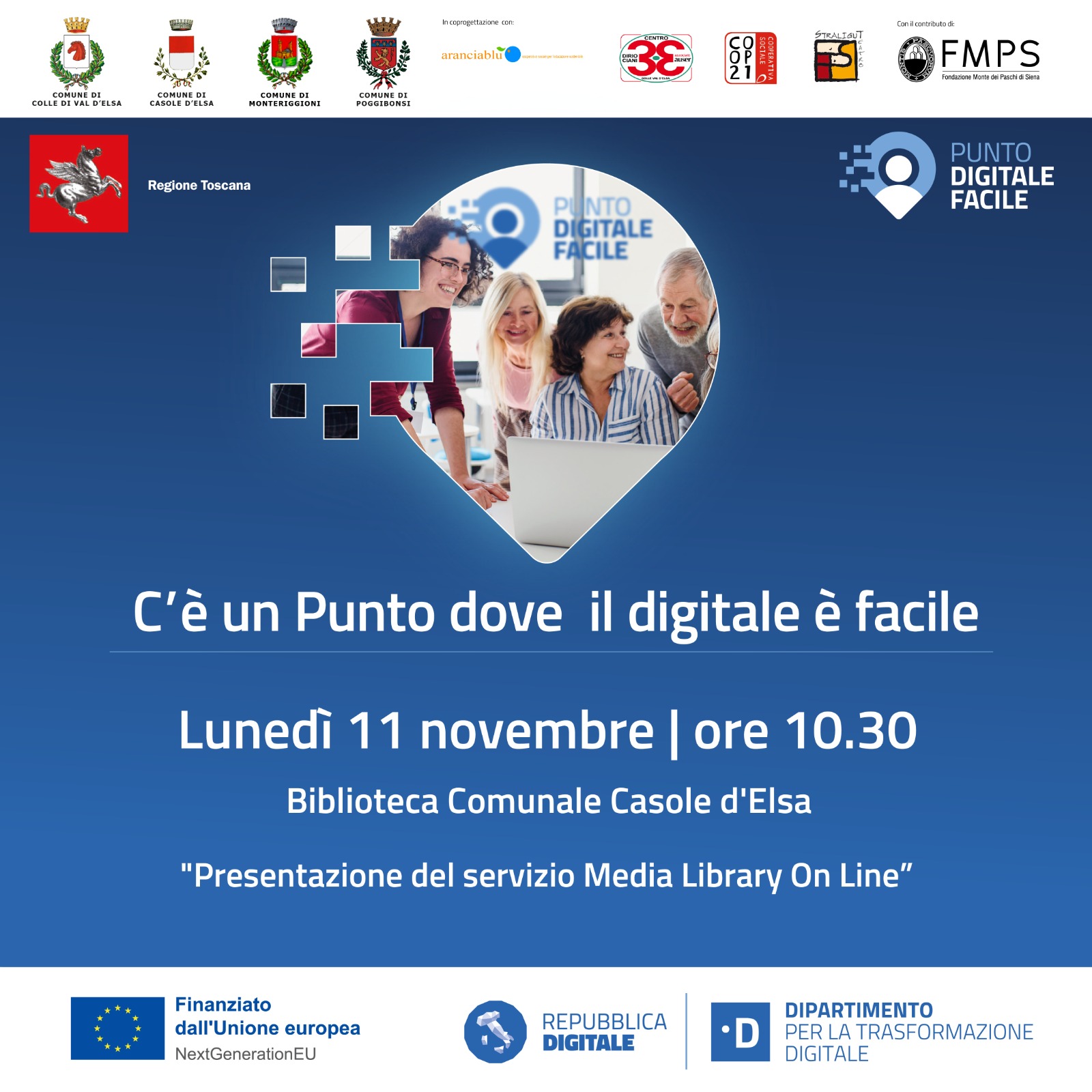 Incontro sul servizio gratuito Media library on line